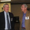 Dennis Rogers and Dick Egan catch up.
